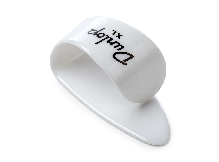 Dunlop 9004P White thumbpick XL 4-pakning 