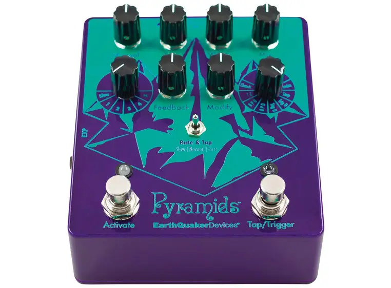 EarthQuaker devices Pyramids Stereo Flanging Device 