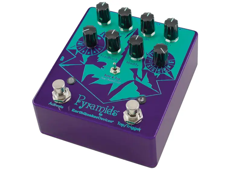 EarthQuaker devices Pyramids Stereo Flanging Device 