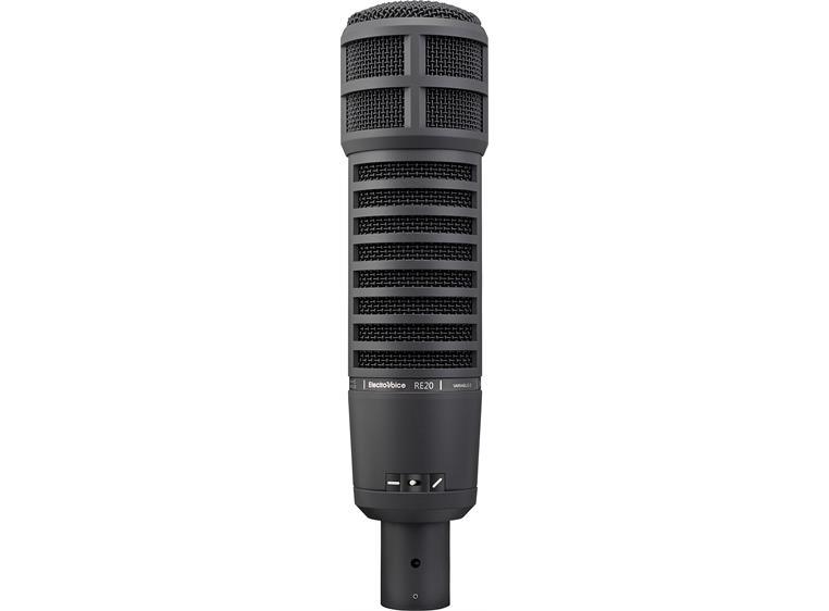 Electro-Voice RE-20-B Dynamisk instrumentmikrofon, Nyre Sort
