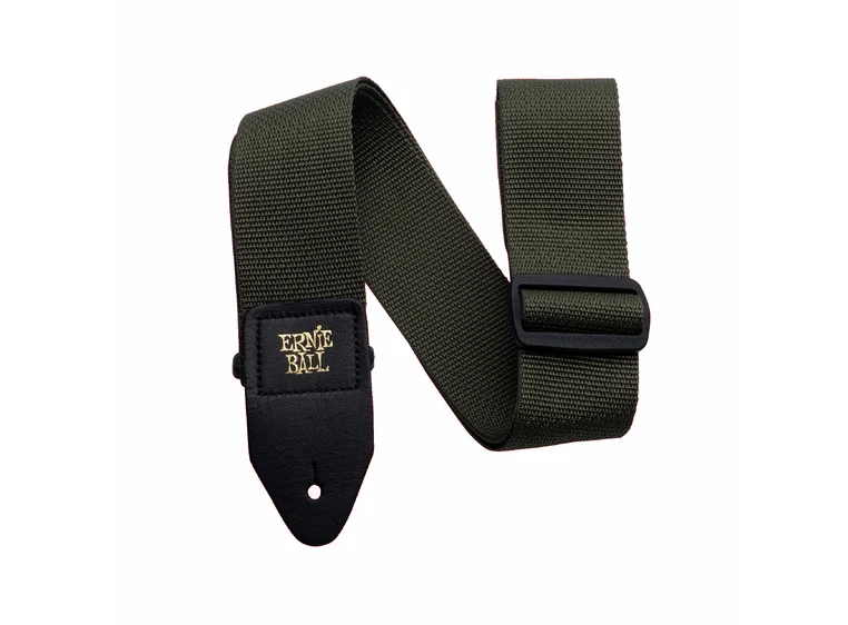 Ernie Ball EB-4048 Guitar Strap, Nylon, Olive 