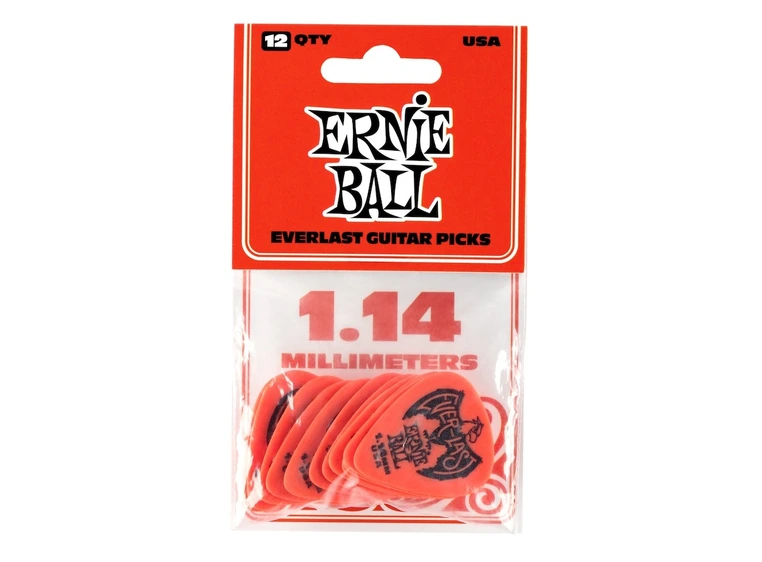 Ernie Ball EB-9194 Everlast 1.14-RED 12-pack 