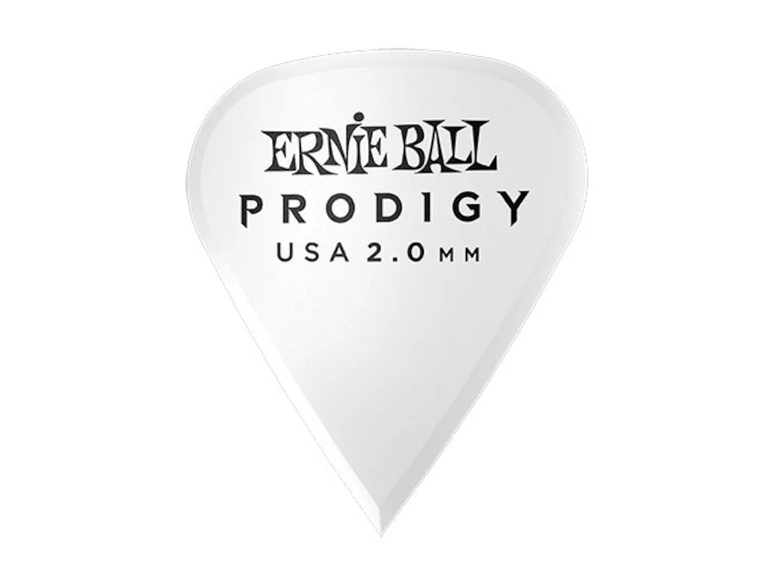 Ernie Ball EB-9341 Sharp 2MM WH 6-pakning, hvit 