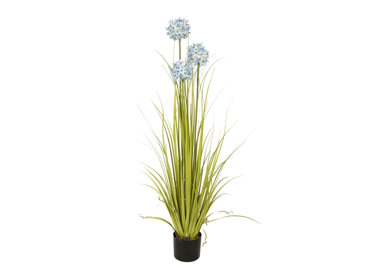 Europalms Allium grass, artificial plant Blue, 120 cm 