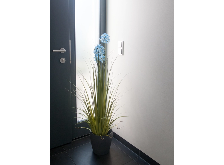 Europalms Allium grass, artificial plant Blue, 120 cm 