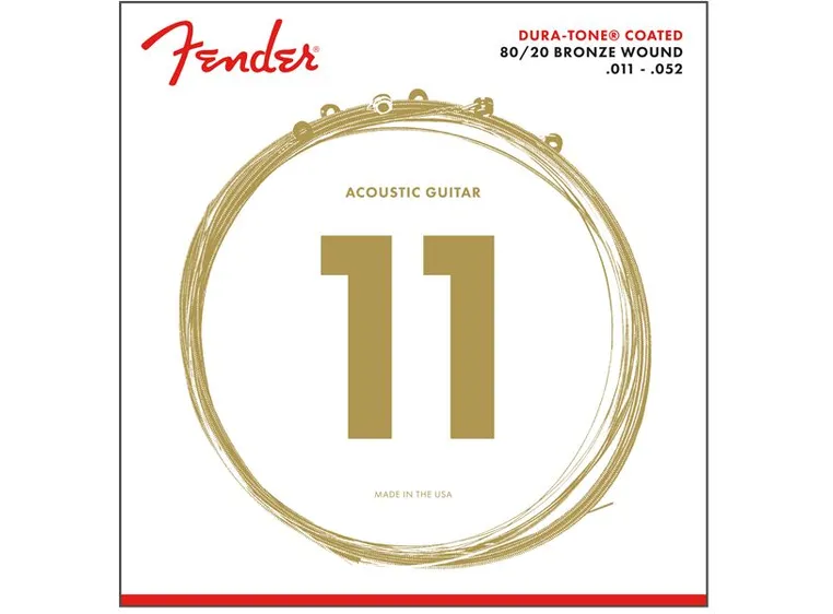 Fender 880CL 80/20 Guitarstrings (011-052) Dura-Tone Coated 