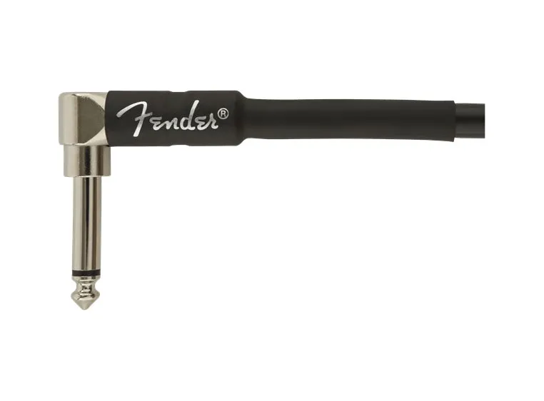Fender Pro instrumentkabel 3m svart Straight-Angle, 10' 