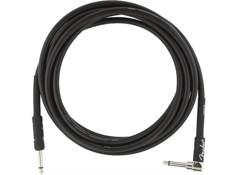 Fender Professional Instrument Cable Straight-Angle, 10', Black