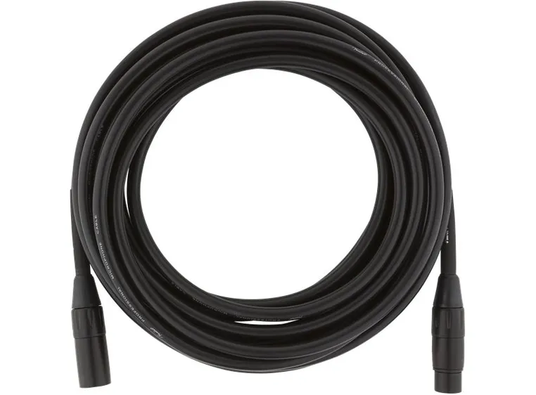 Fender Professional Microphone Cable 25', Black 