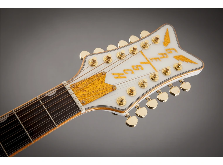 Gretsch G5022CWFE-12 Rancher Falcon Jumbo 12-Str, Fishman Pickup, White 