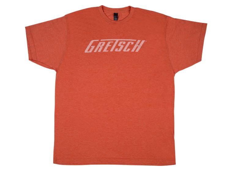 Gretsch Logo T-Shirt, Heather Orange Size: XXL