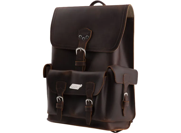 Gretsch Ltd Edition Leather Backpack Brown 