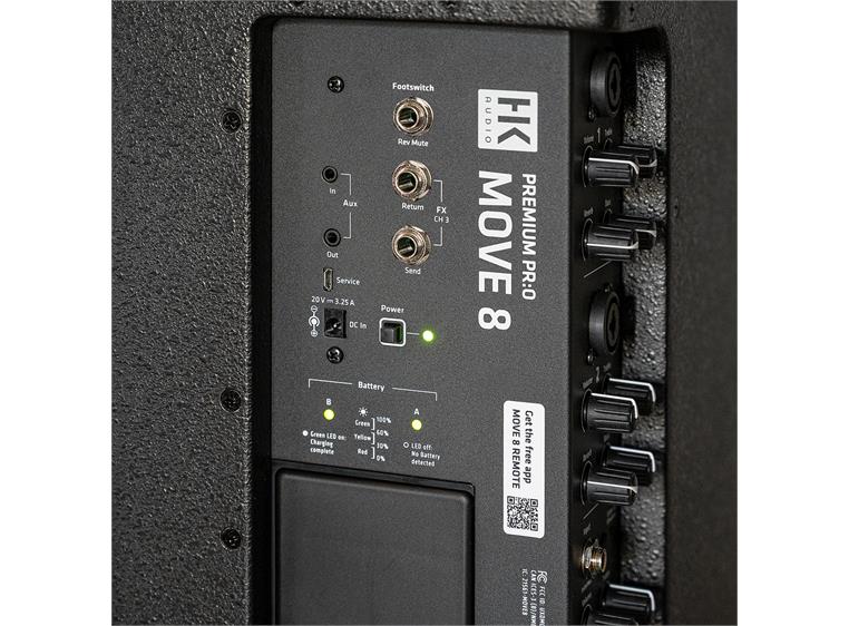HK Audio Premium Pro Move 8 Batteridrevet kompakt-PA