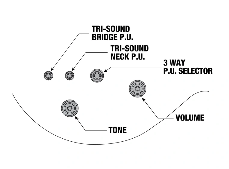 Ibanez AR520H-BK El-gitar, AR Thinline 