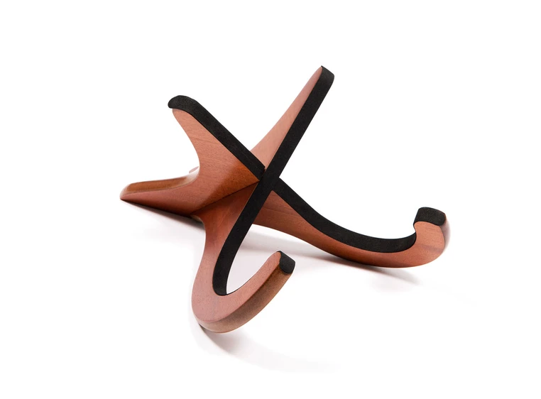 Kala US-MHG-FOAM Mahogni Stativ Ukulele Stand, Mahogany, Foam Edge 