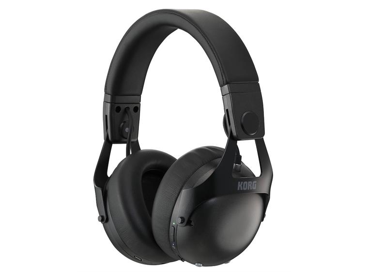 Korg NC-Q1-BK svart Smarte, støyreduserende DJ-hodetelefoner