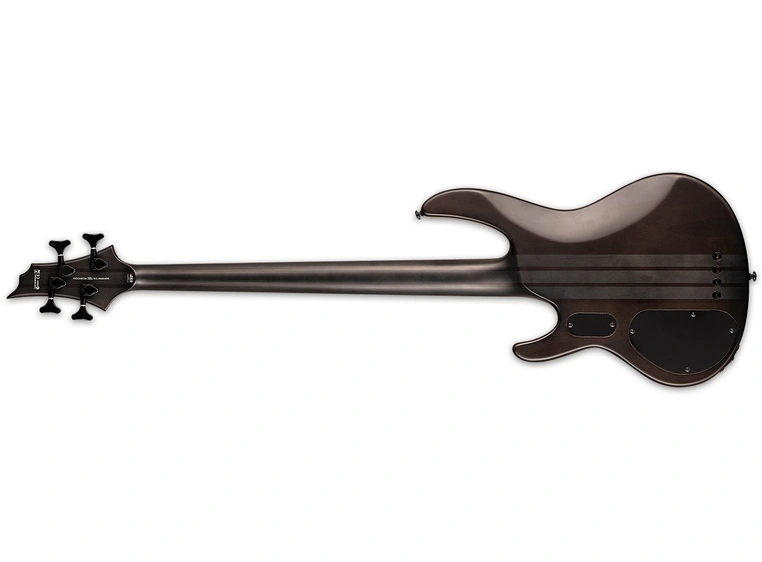 LTD D-4 Black Natural Burst Satin Burled Poplar 