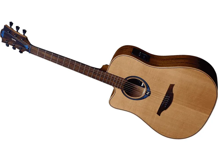 Lag Guitars GLH TLHV10DCE Lefty, Hyvibe, cutaway, satin 