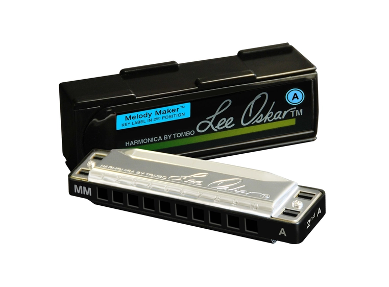Lee Oskar 1910MM-A Munnspill 10-hull Melody Maker (blå) A 