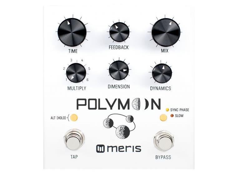Meris Polymoon Super-Modulated Delay Pedal, inspired by cascaded rack gear