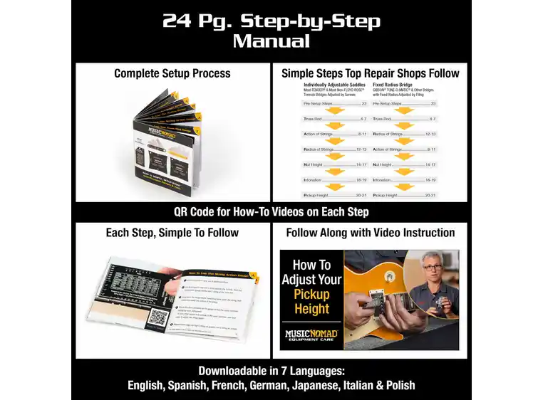 Music Nomad Keep It Simple Setup Kiss Starter Kit Bundle 