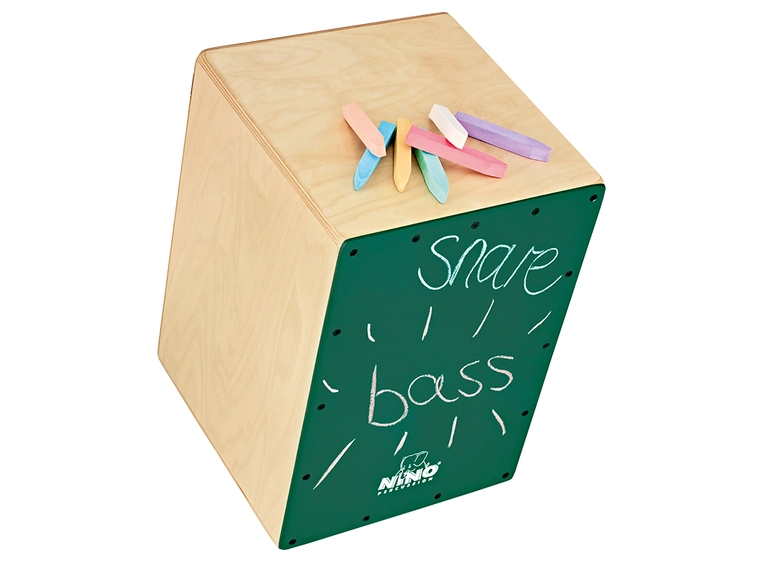 Nino Percussion NINO951DG-MYO Make Your Own Cajon Kit, Chalkboard 