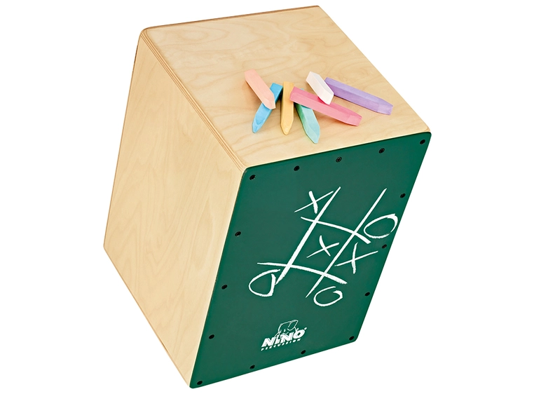 Nino Percussion NINO951DG-MYO Make Your Own Cajon Kit, Chalkboard 