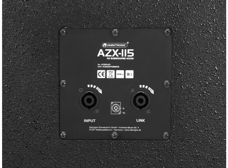 Omnitronic AZX-115 PA Subwoofer 400W 