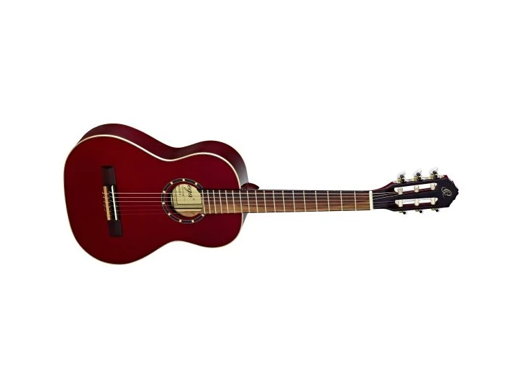 Ortega R121-1/2WR Klassisk gitar 1/2 Gloss Wine Red 