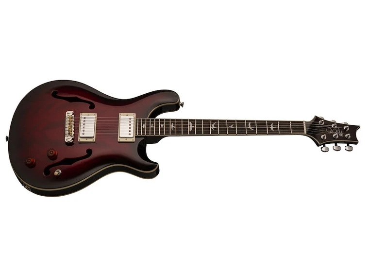 PRS SE Hollowbody Standard Fire Red Burst 