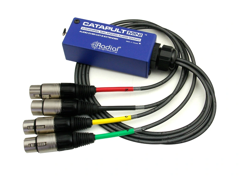 Radial Catapult Mini RX 4-Channel Cat 5 Audio Snake 