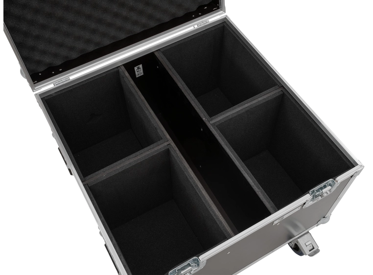 Roadinger Flightcase 4x LED Theatre COB 100 series w/wheels 
