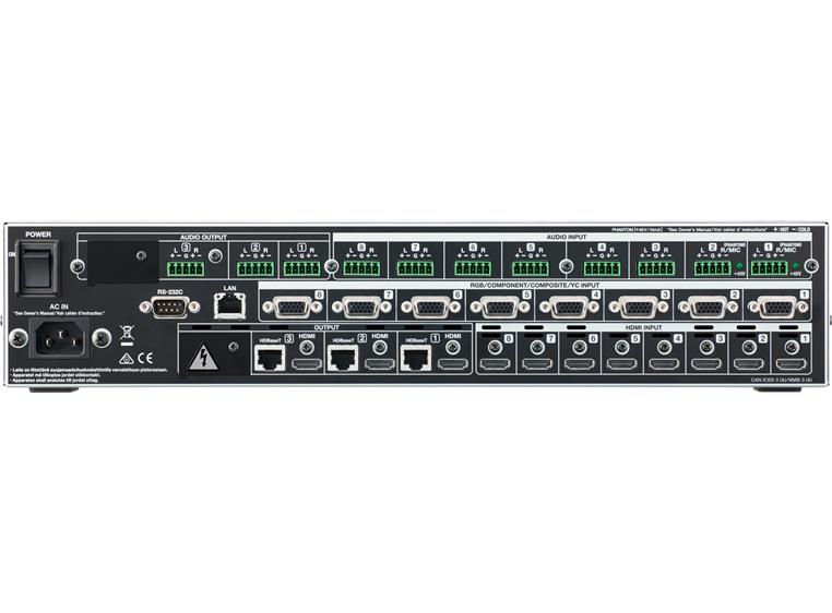 Roland XS-83H Multi format video switcher 8-in x 3-out