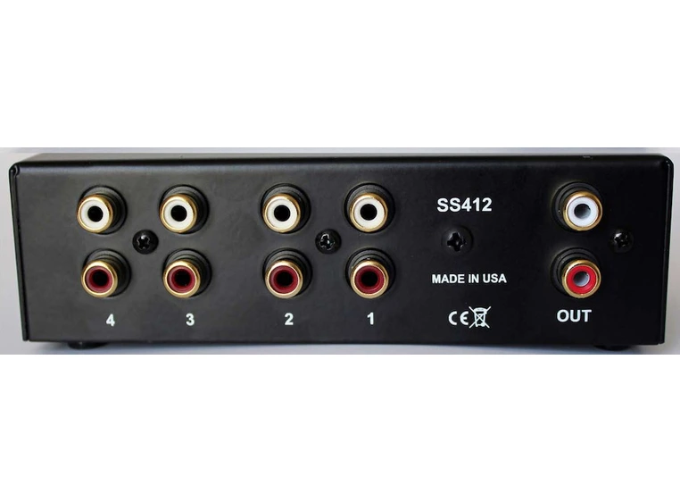 Rolls SS412 Audio Source Selector 4 in - 1 out 