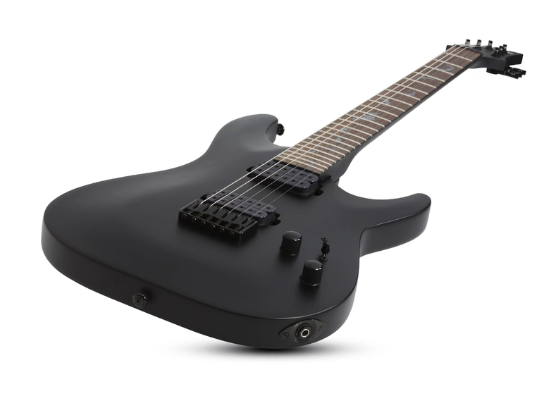 Schecter Damien-6 Satin Black (SBK) Satin Black 