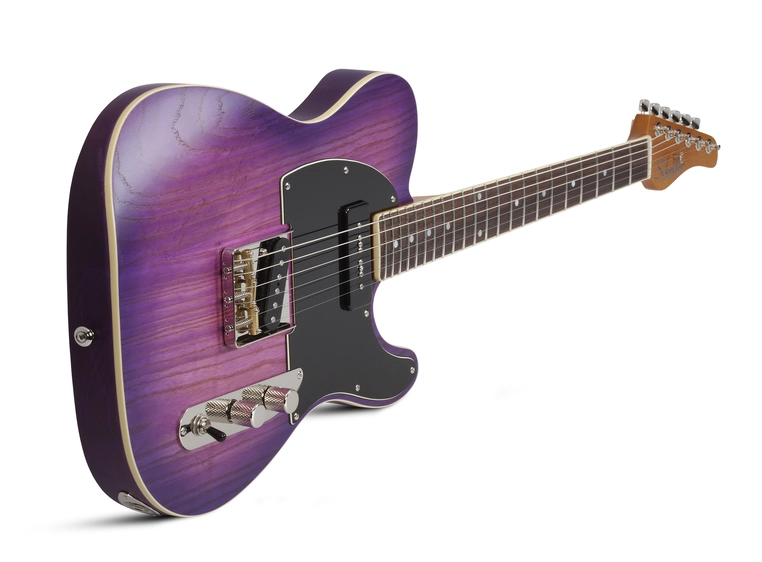 Schecter PT Special Purple Burst Pearl (PBP) Maple neck, swamp Ash body 