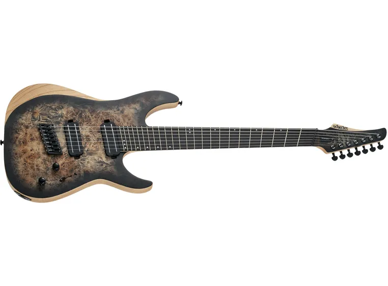 Schecter Reaper-7 Multiscale (SCB) Satin Charcoal Burst 