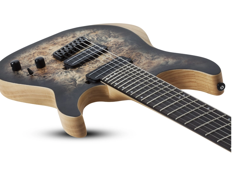 Schecter Reaper-7 Multiscale (SCB) Satin Charcoal Burst 