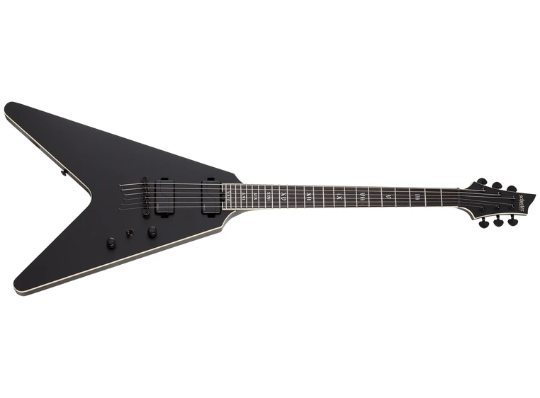 Schecter V-1 SLS Elite Evil Twin Satin Black (1346) 