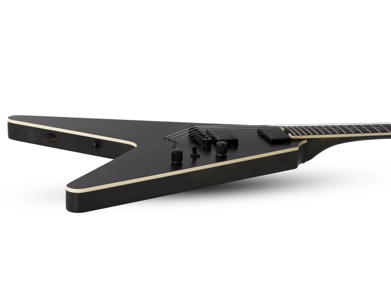 Schecter V-1 SLS Elite Evil Twin Satin Black (1346) 