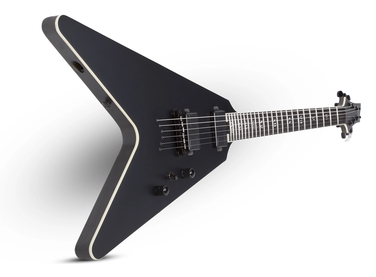 Schecter V-1 SLS Elite Evil Twin Satin Black (1346) 