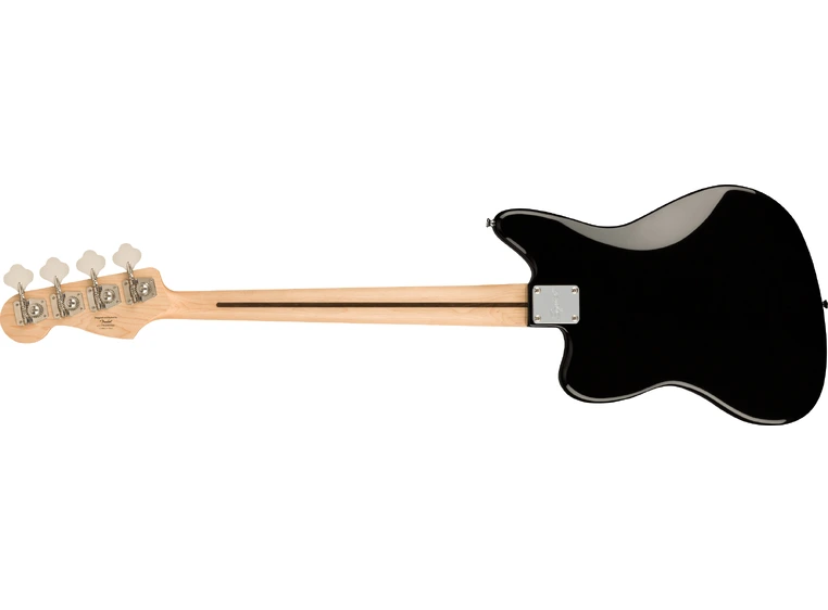 Squier Affinity Series Jaguar Bass H Black, Black Pickguard, MN 