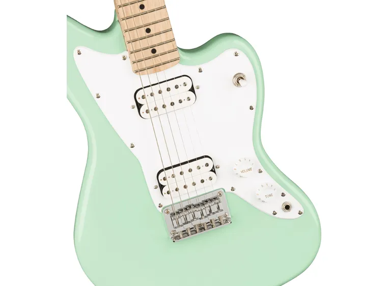 Squier Mini Jazzmaster HH Surf Green, Maple Fingerboard 