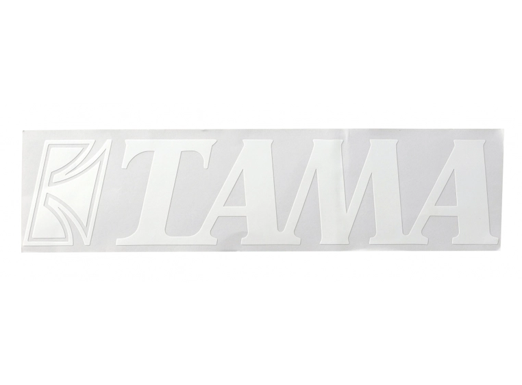 Tama TLS120WH logo dekal, White 