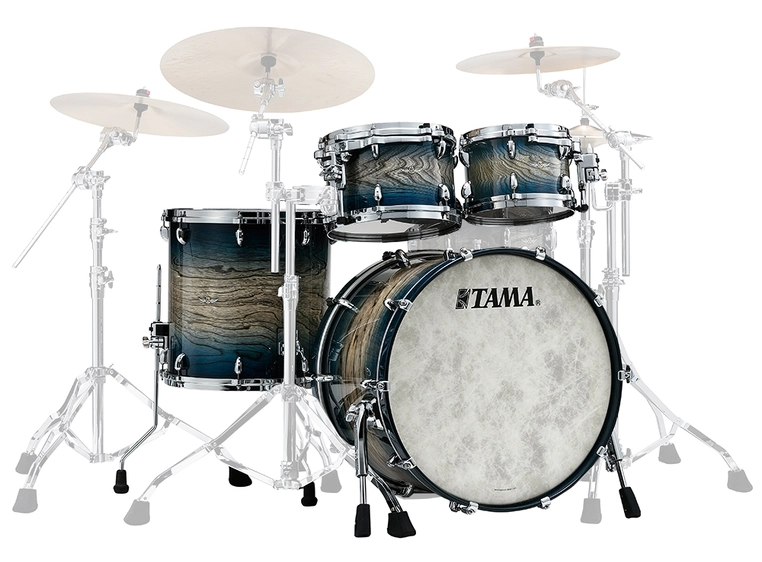 Tama TW42RZS-AIJB Star Walnut 4-shellset (10,12,16,22), Indigo Jap. Sen Burst 