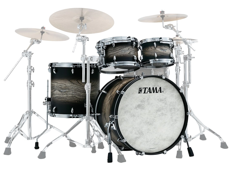 Tama TW42RZS-ASBJ Star Walnut 4pc shells 10,12,16,22 Satin Black Jap. Sen Burst 