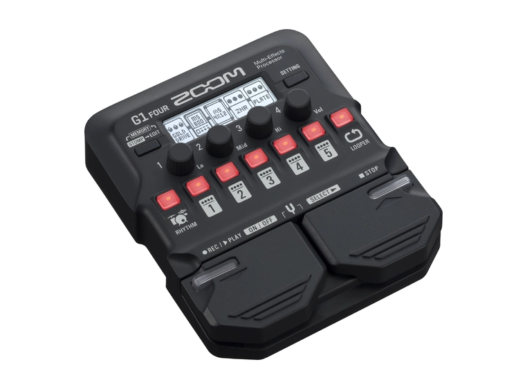 Zoom G1 Four Guitar Multi-Effects Proces 