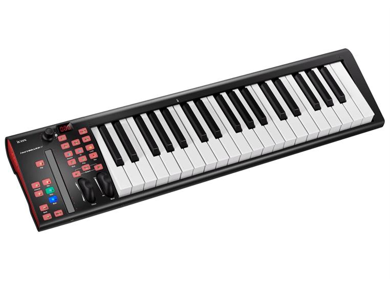iCon iKeyboard 4X USB MIDI Controller Keyboard, 37 keys