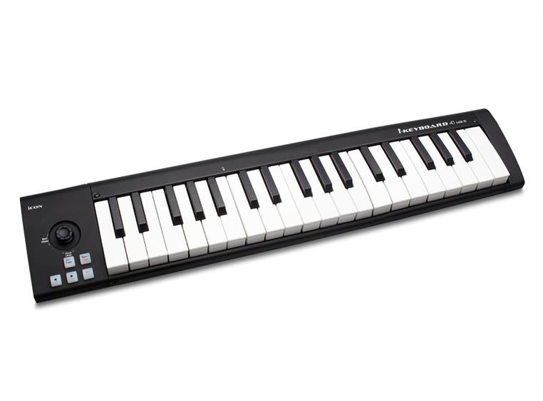 iCon iKeyboard 4 Mini USB MIDI Controller Keyboard, 37 keys