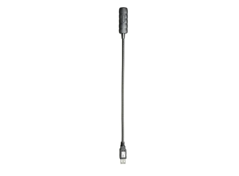 Adam Hall Stands SLED 1 ULTRA USB C Gooseneck Lamp, USB connector, 4 COB LED 
